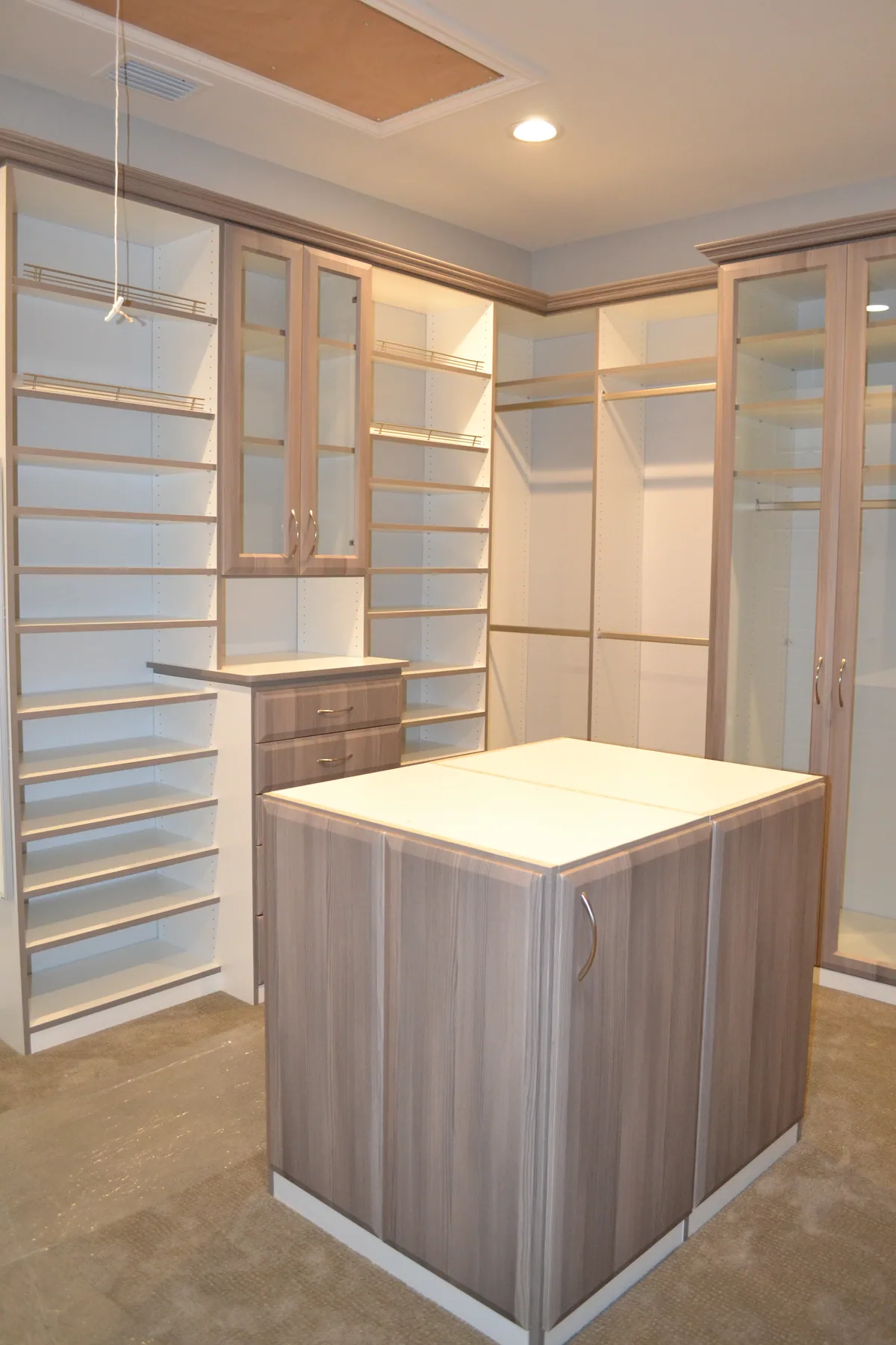 Walk-In Closets project 1 by The Closet Monkey
