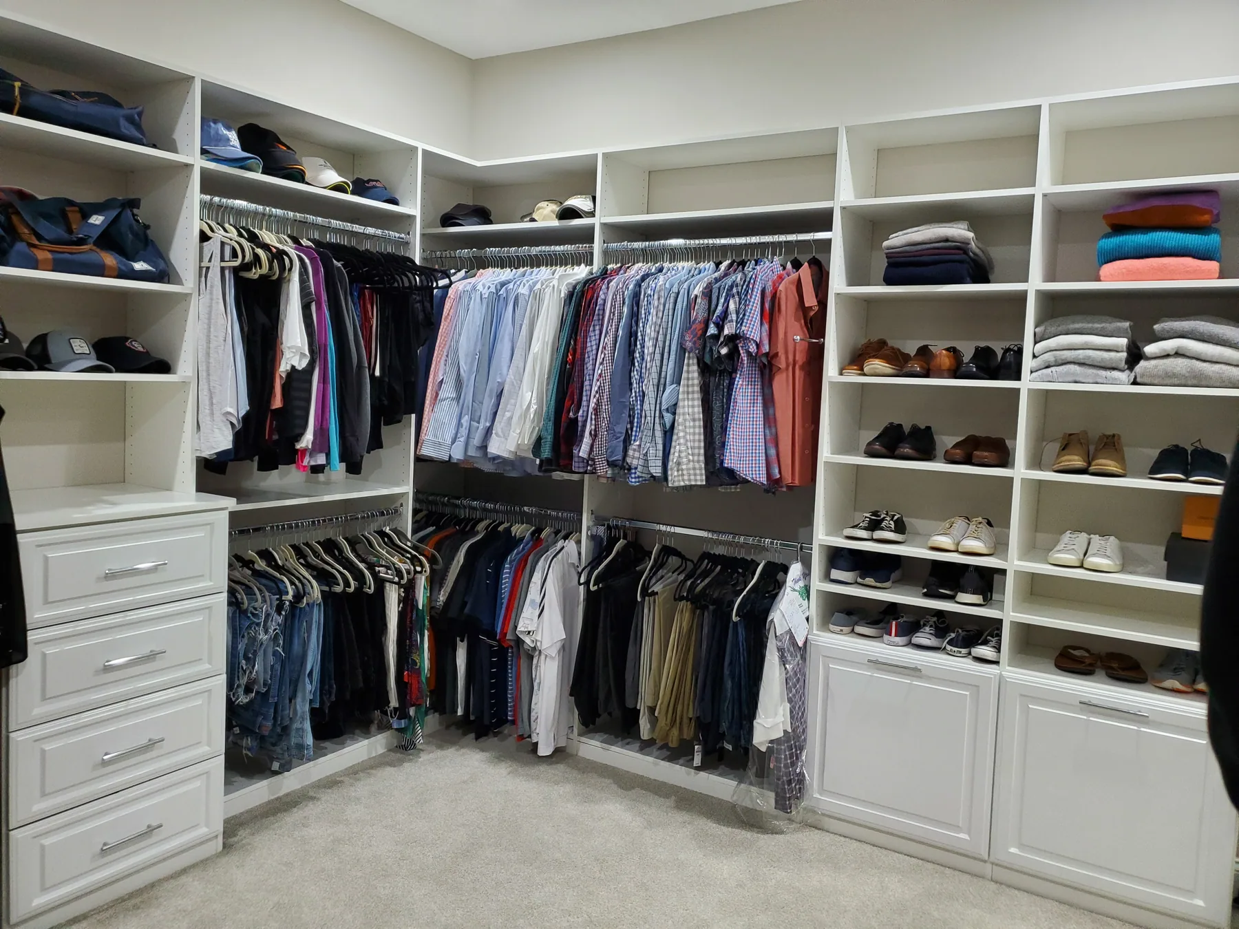 Walk-In Closets project 6 by The Closet Monkey